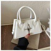 Тирамоҳ Содда Услуби ғарбӣ китфи Crossbody Portable халтаи мураббаъ хурд